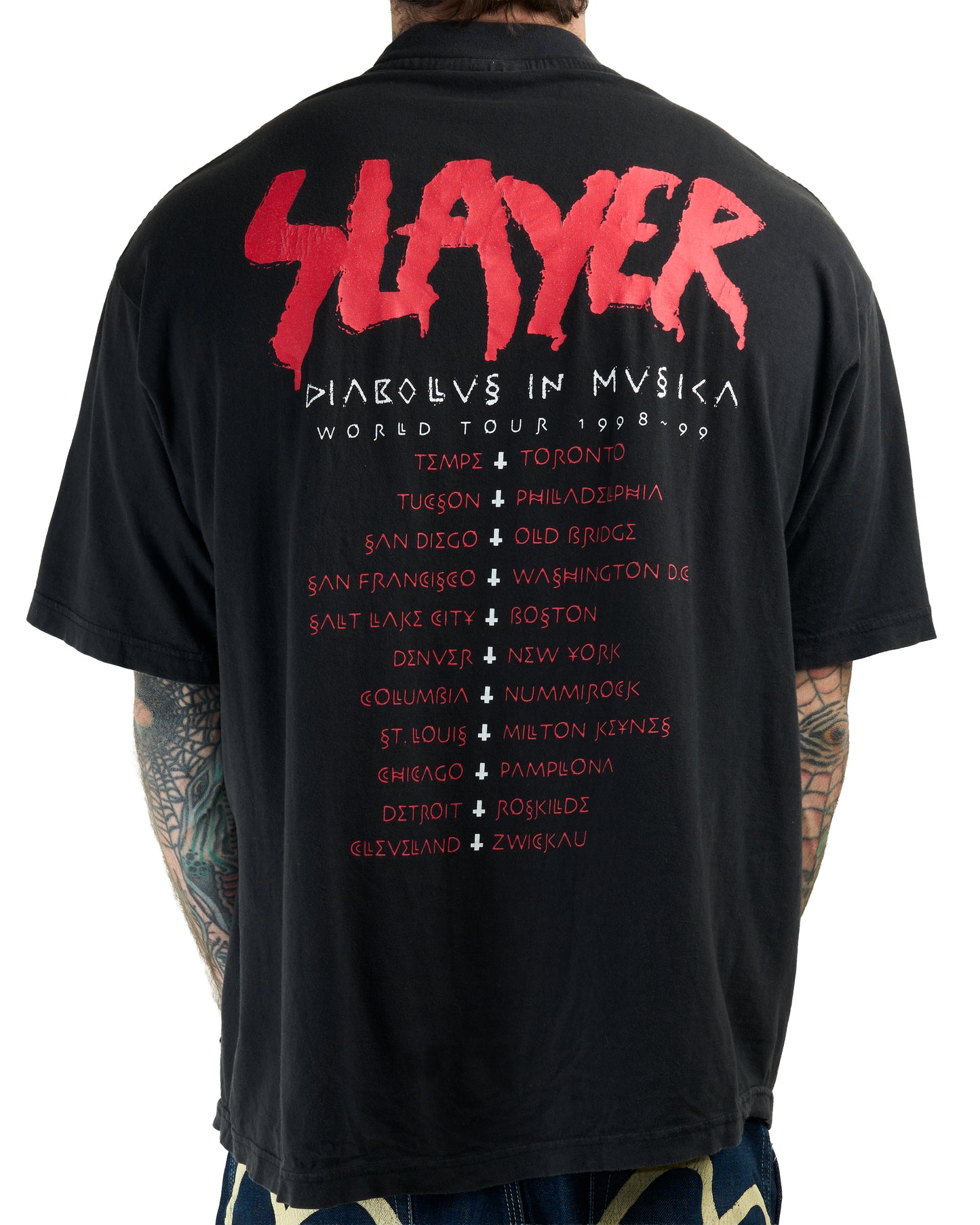 Vintage 1999 Slayer Tour T-Shirt