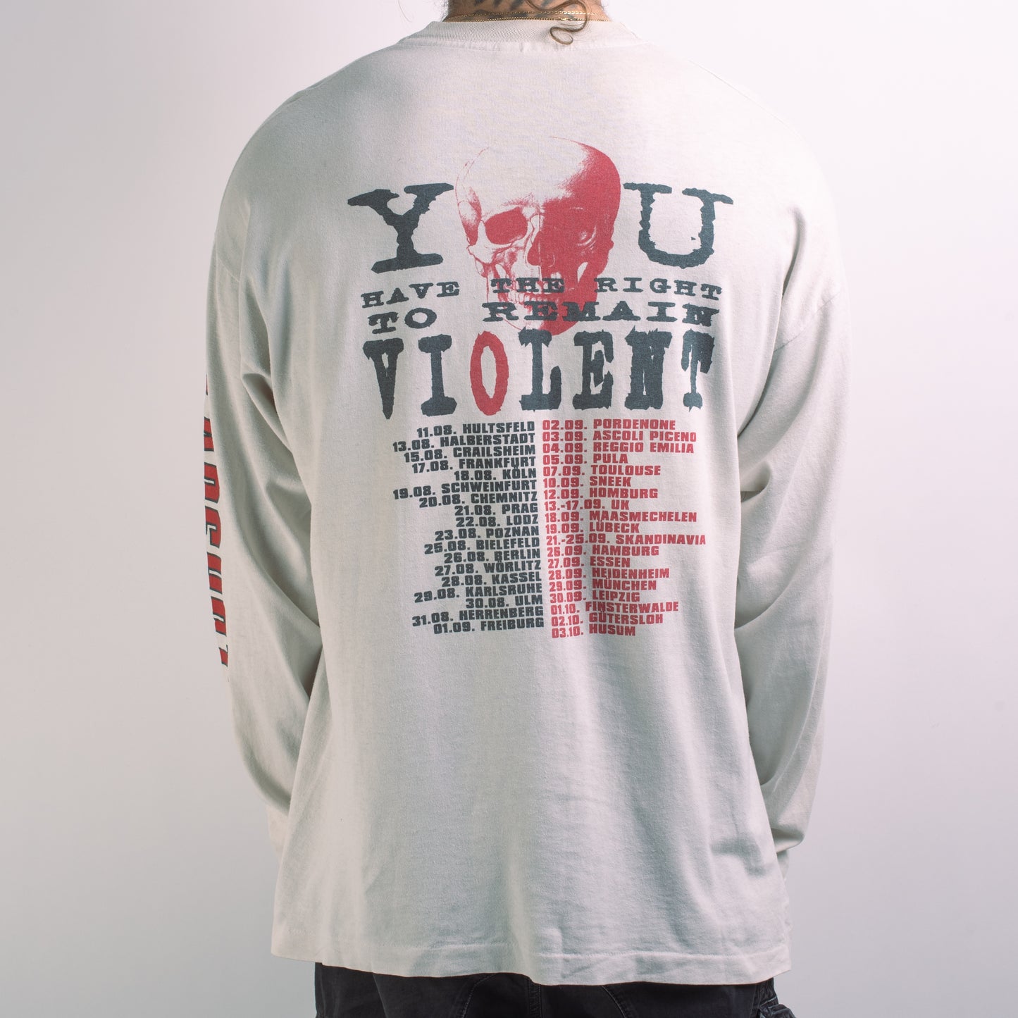 Vintage 90’s Slapshot Unconsciousness Tour Longsleeve