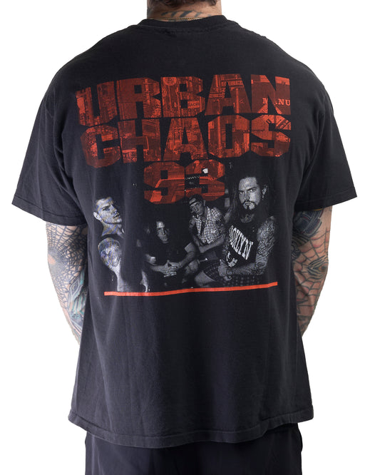 Vintage 1993 Biohazard Urban Chaos T-Shirt
