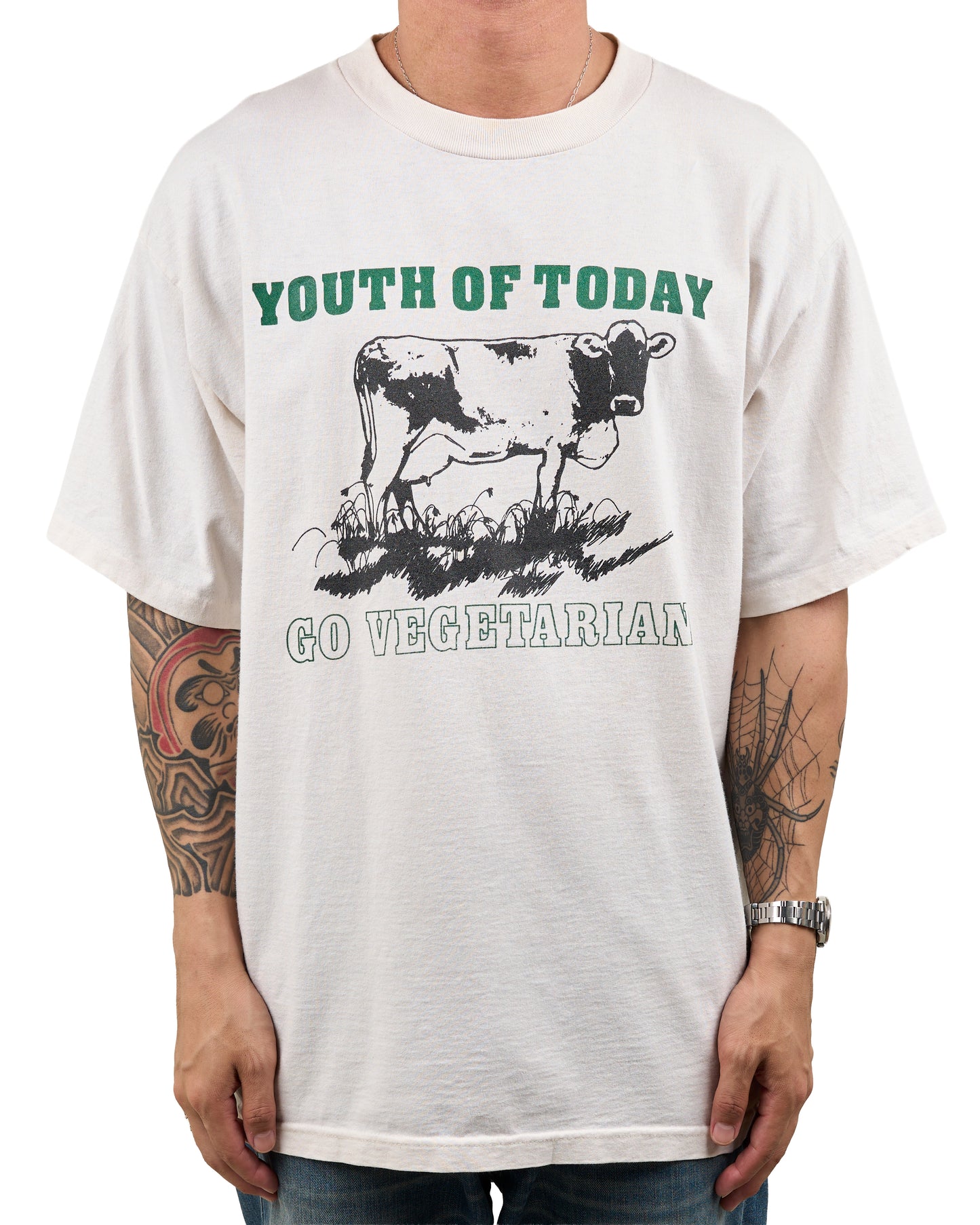 Vintage 90’s Youth Of Today Go Vegetarian T-Shirt