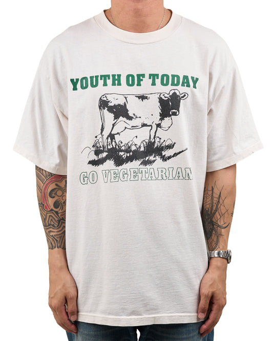 Vintage 90’s Youth Of Today Go Vegetarian T-Shirt