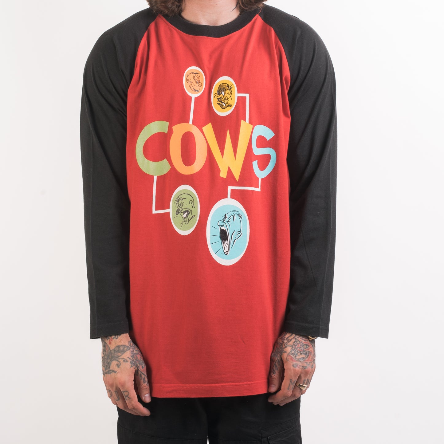 Vintage 90’s Cows Raglan