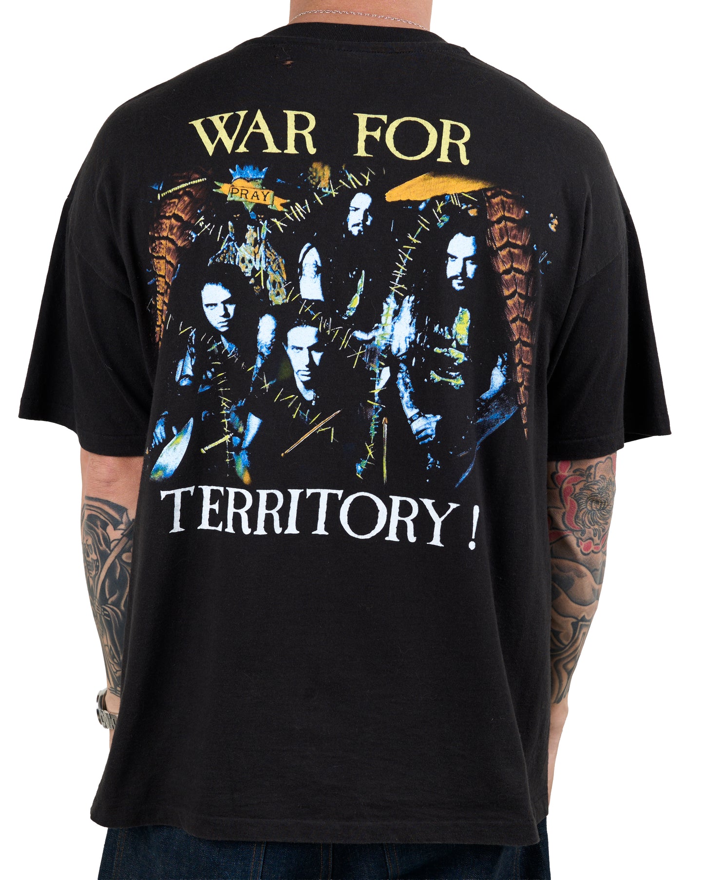 Vintage 1993 Sepultura War For Territory T-Shirt