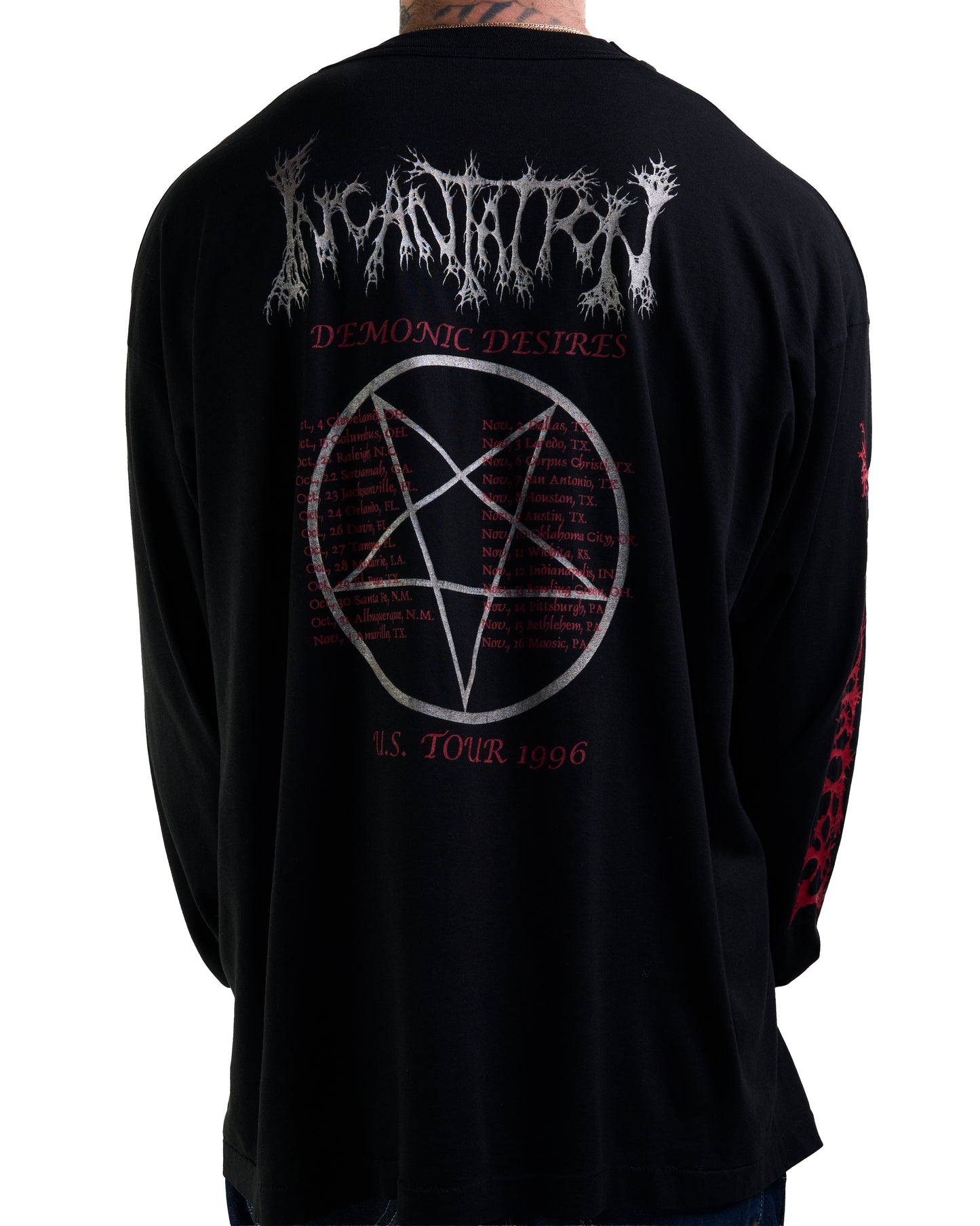 Vintage 1996 Incantation Tour Longsleeve