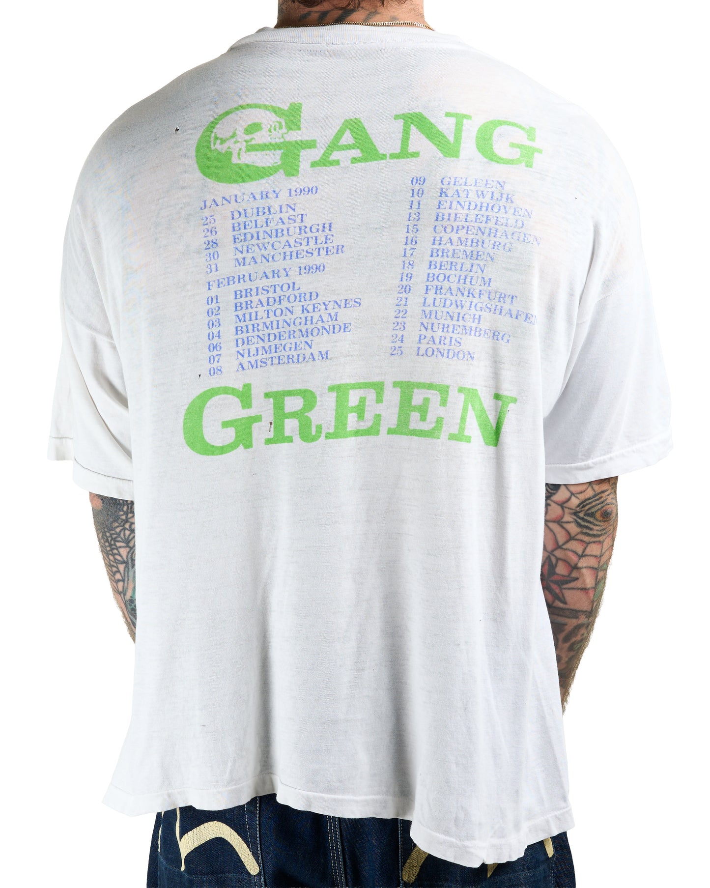Vintage 1990 Gang Green Tour T-Shirt