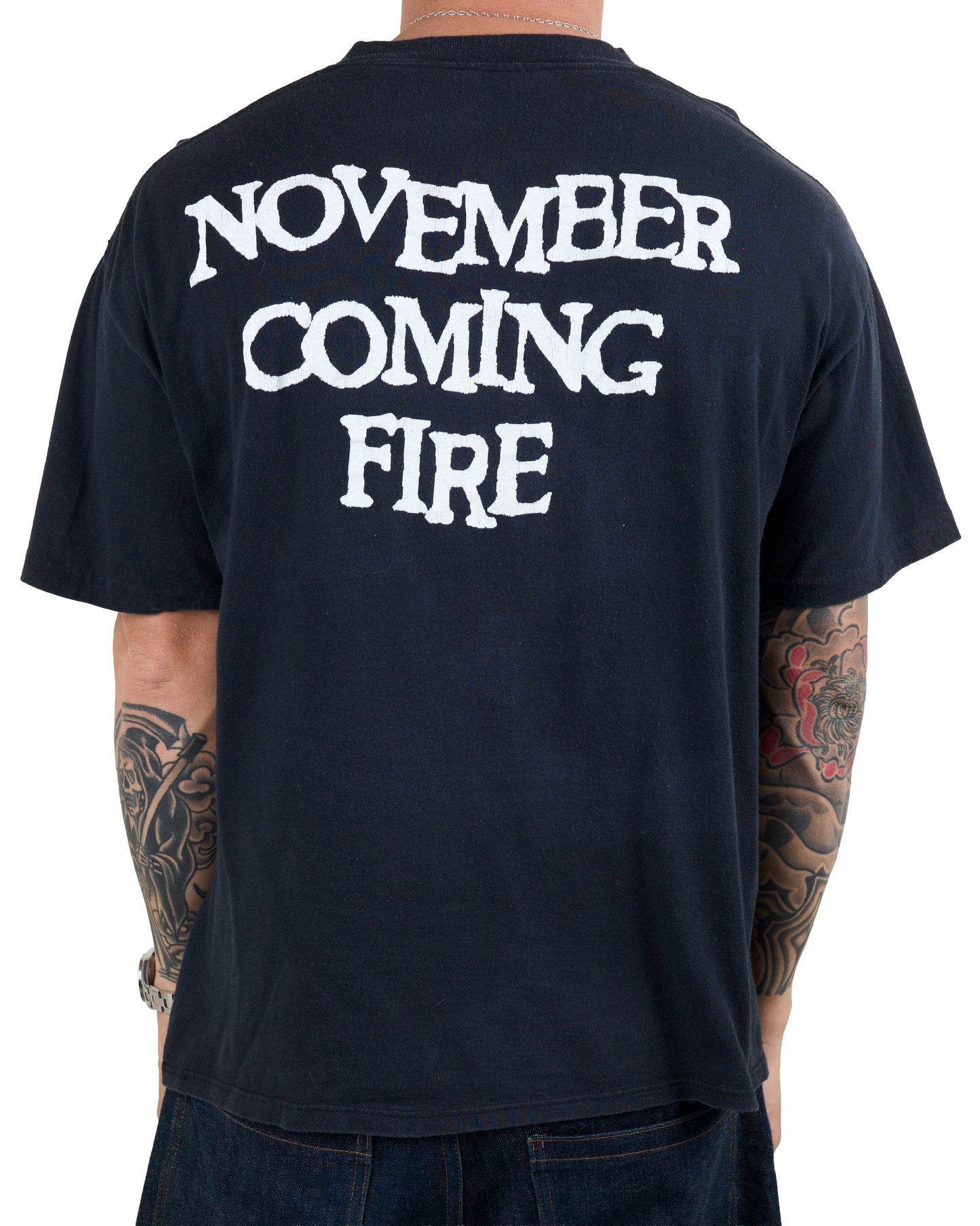 Vintage 1990 Samhain November Coming Fire T-Shirt