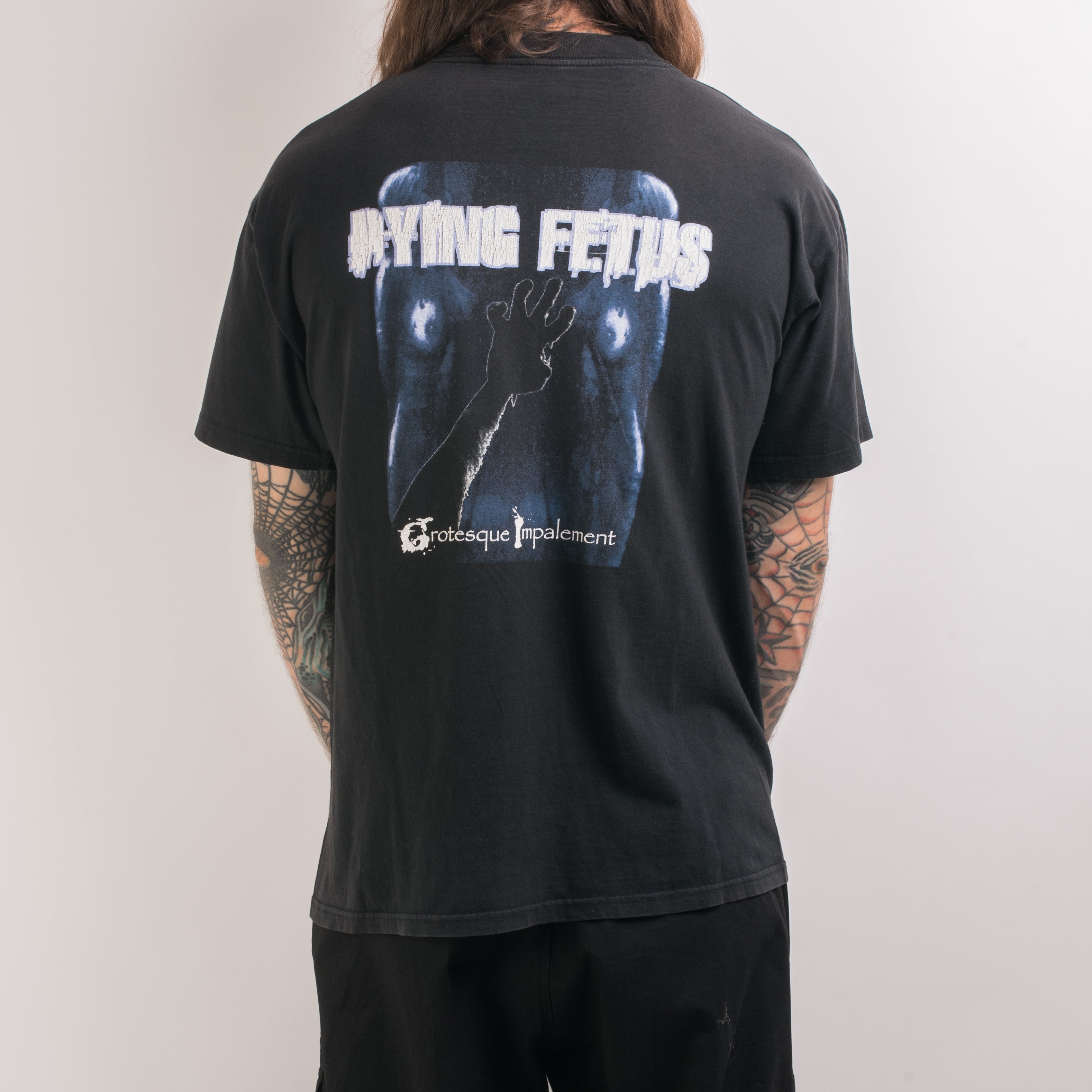 【2plan】Grow Vintage Dying Over Short Sleeve Milwaukee Gen II Men's Work Skin Large Gray Light Weight