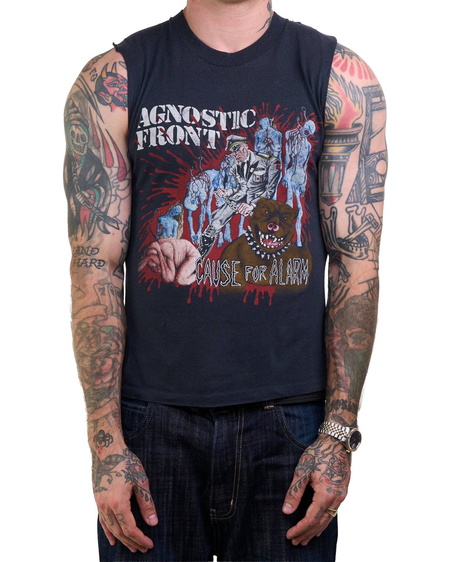 Vintage 80’s Agnostic Front Cause For Alarm T-Shirt