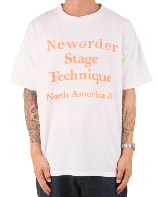 Vintage 1989 New Order Technique Tour T-Shirt