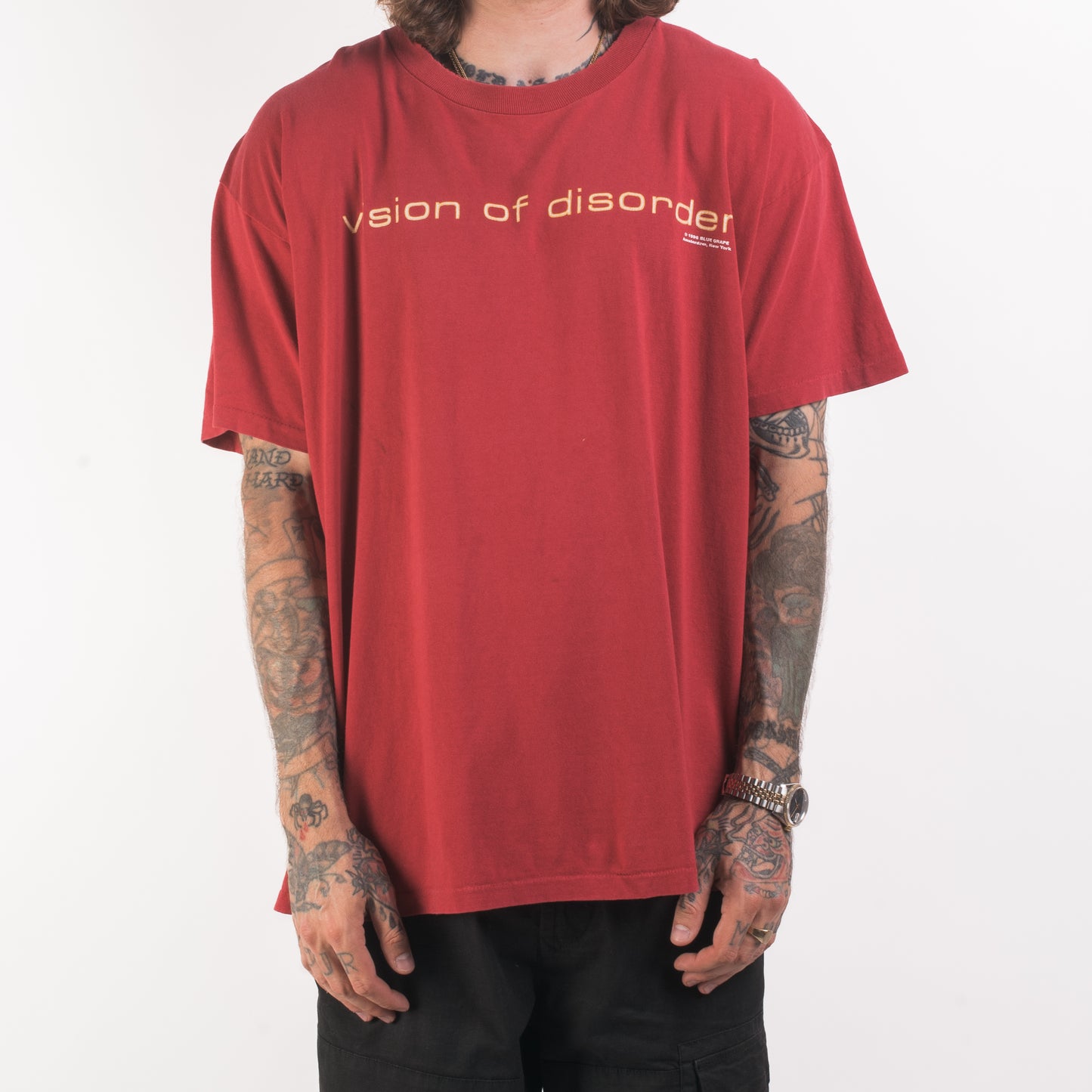 Vintage 1996 Vision Of Disorder Zone Zero T-Shirt