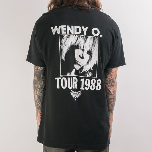 Vintage 1988 Wendy O Deffest And Baddest Tour T-Shirt