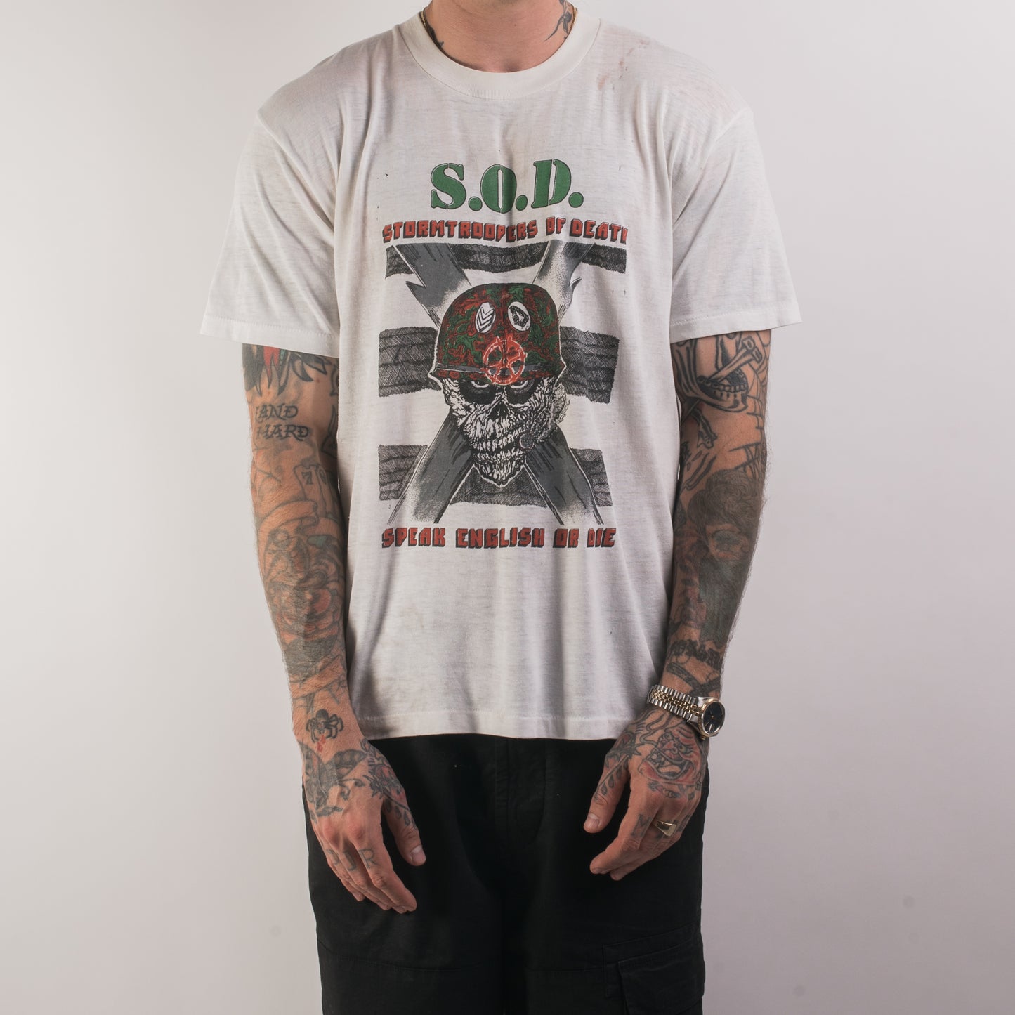 Vintage 80’s SOD Fist Banging Mania T-Shirt