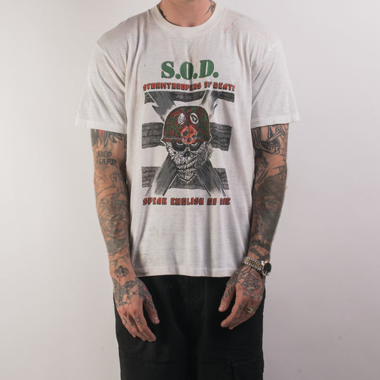 Vintage 80’s SOD Fist Banging Mania T-Shirt