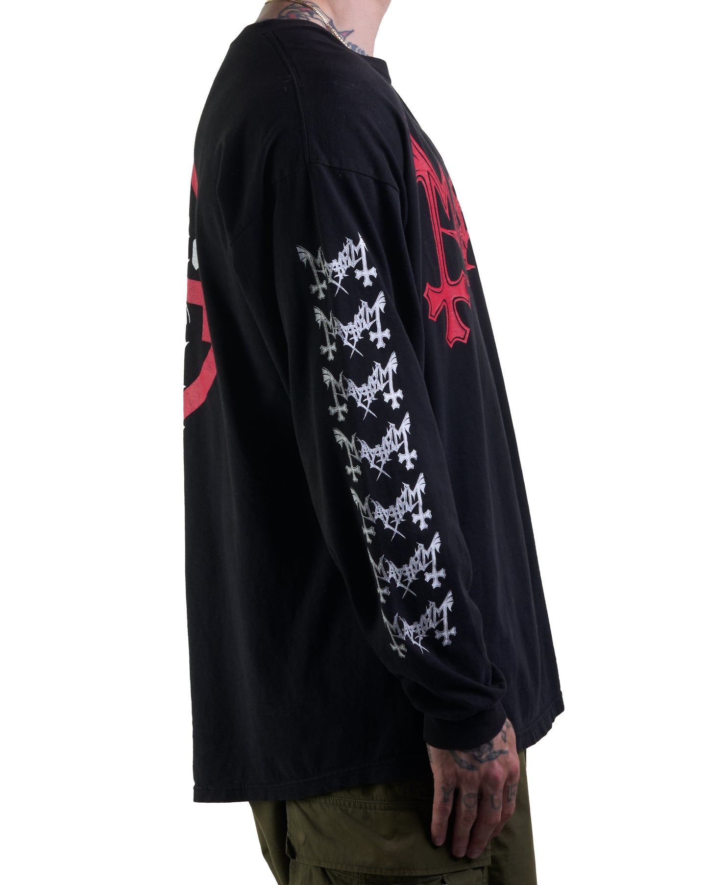 Vintage 90’s Mayhem True Norwegian Black Metal Longsleeve