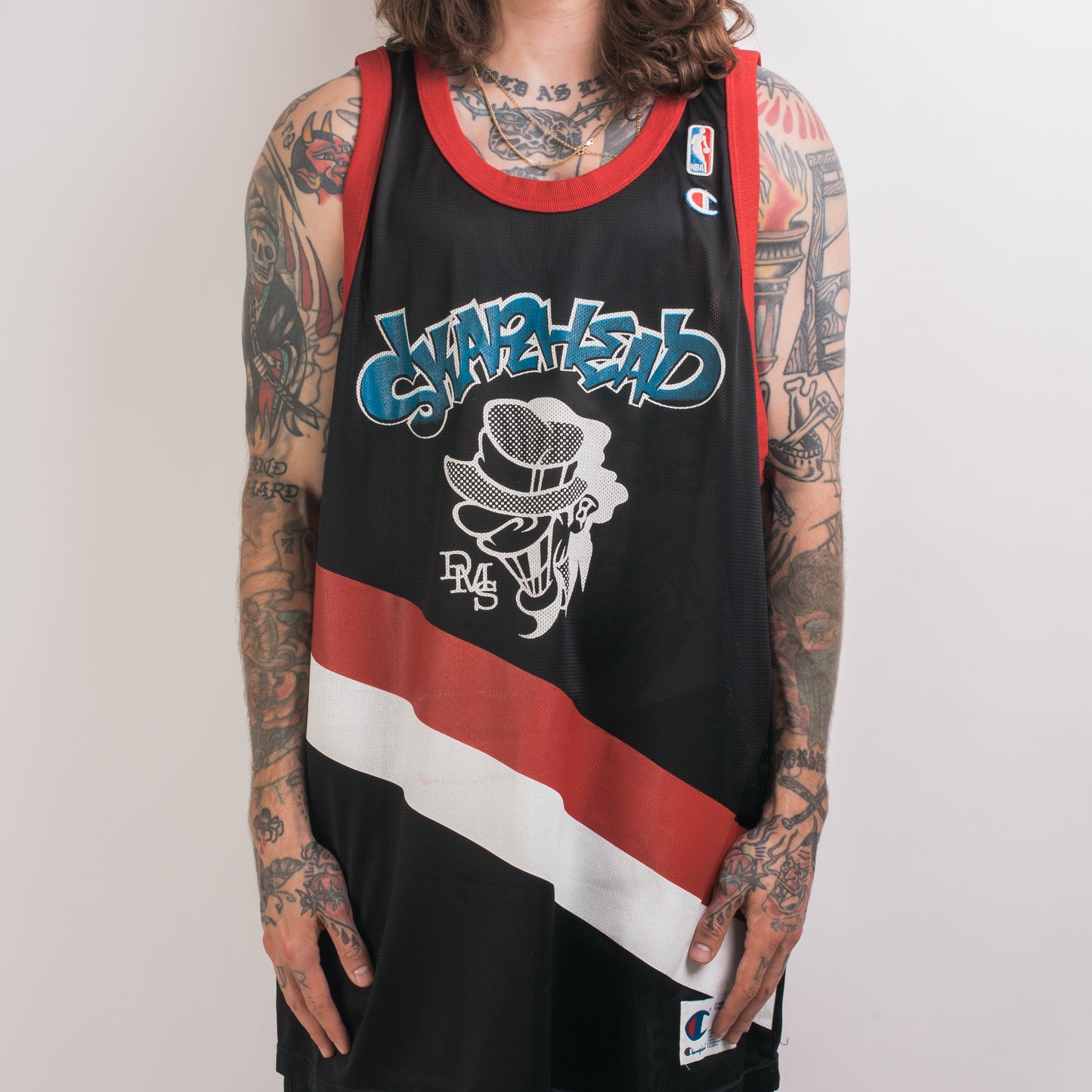 Vintage 90’s Skarhead Champion Basketball Jersey