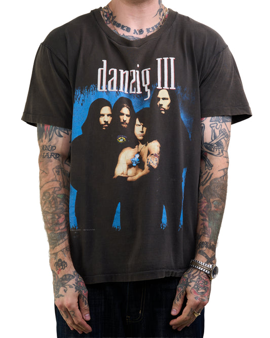 Vintage 1992 Danzig Dirty Black Summer Tour T-Shirt