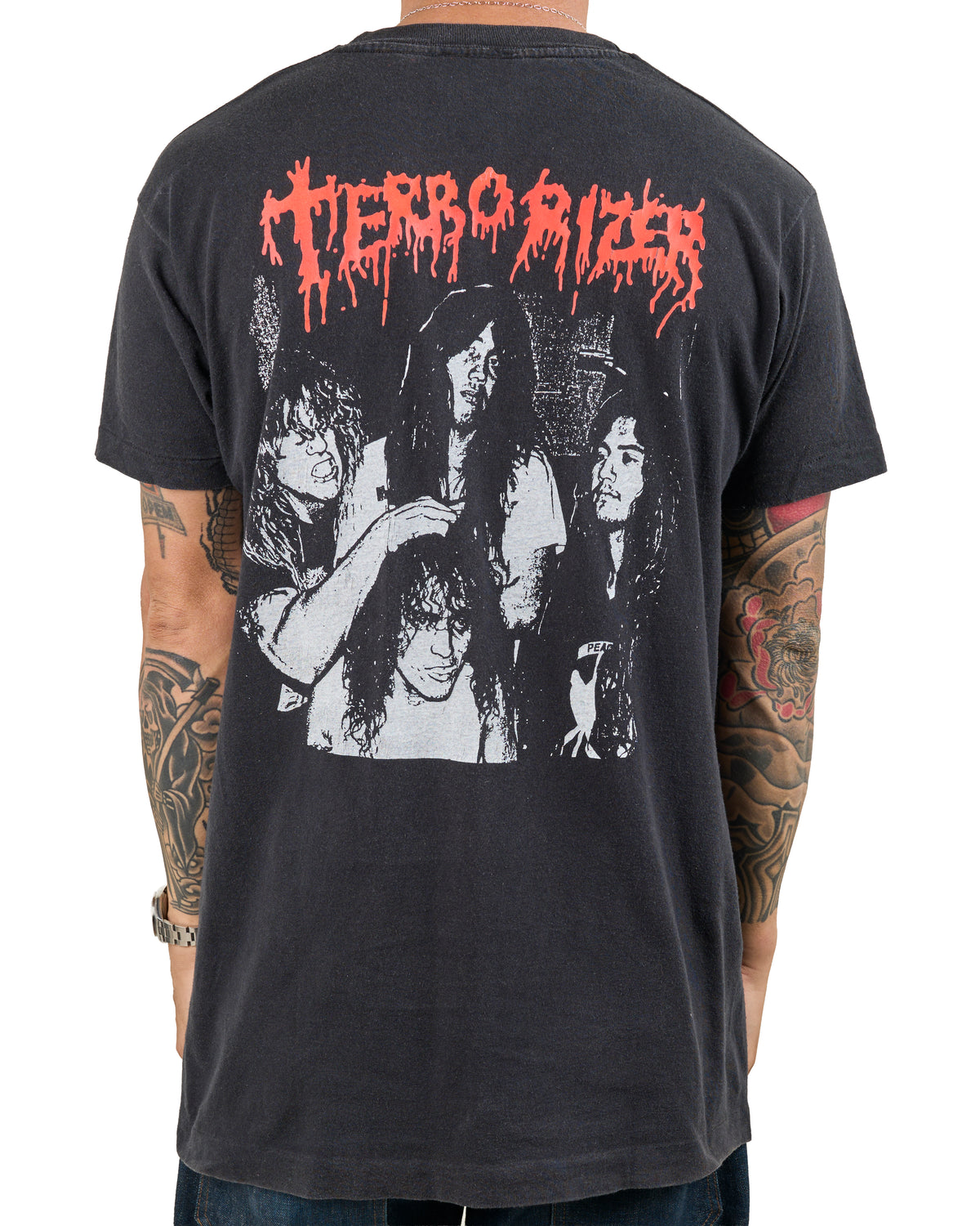 Vintage 1990 Terrorizer World Downfall T-Shirt