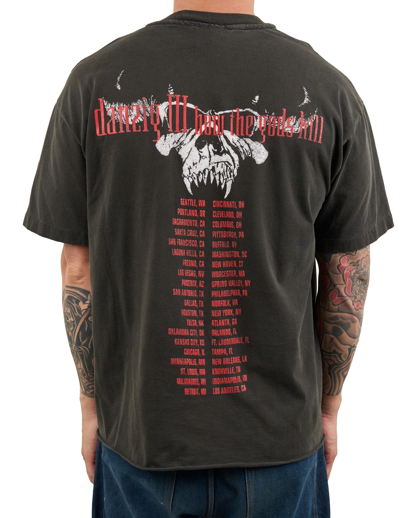 Vintage 90’s Danzig How The Gods Kill Tour T-Shirt