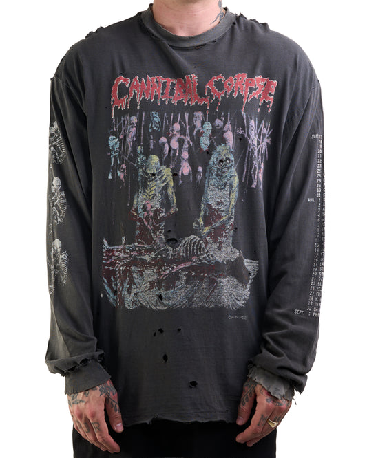 Vintage 90’s Cannibal Corpse Butchered At Birth Longsleeve