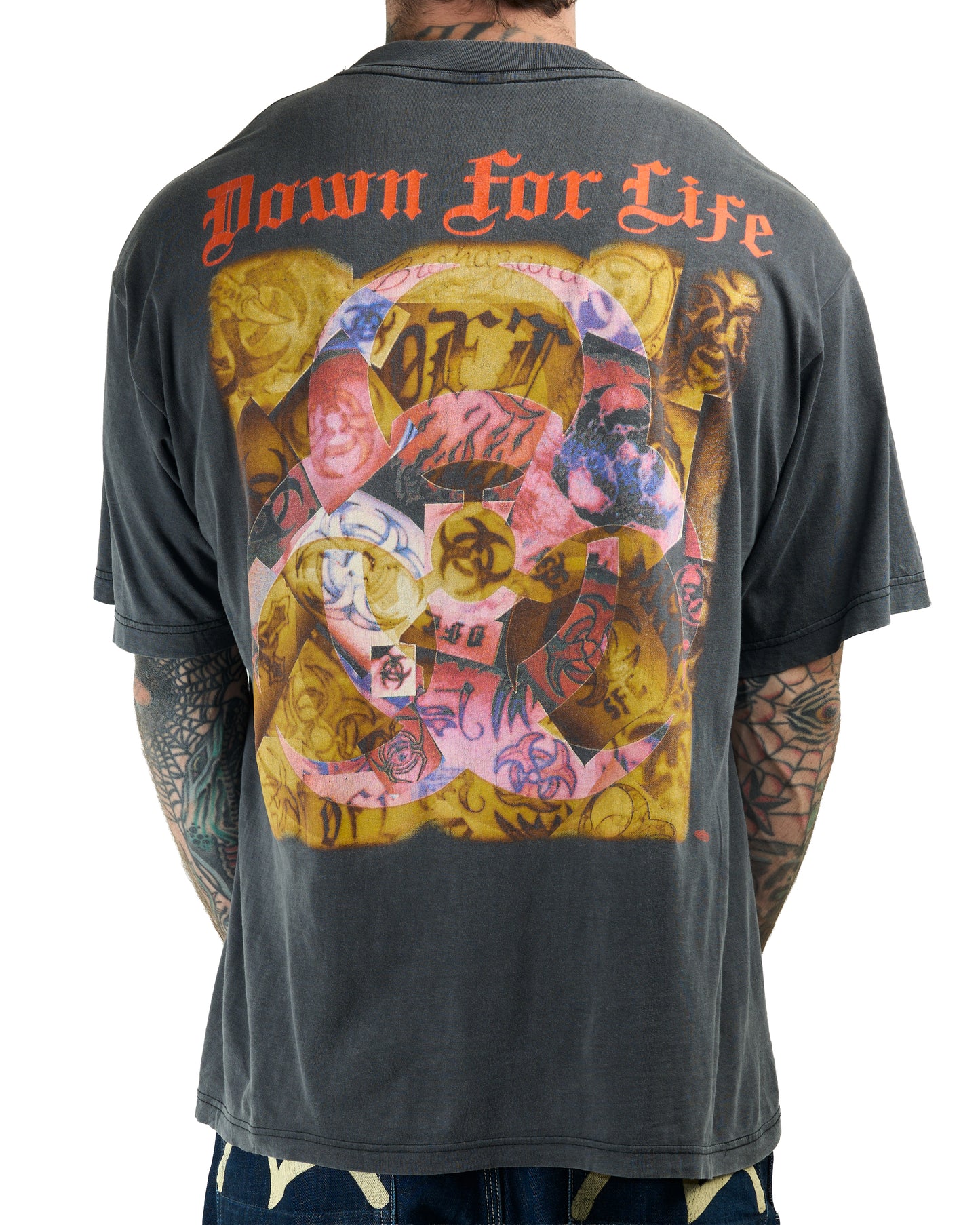 Vintage 90’s Biohazard Down For Life T-Shirt