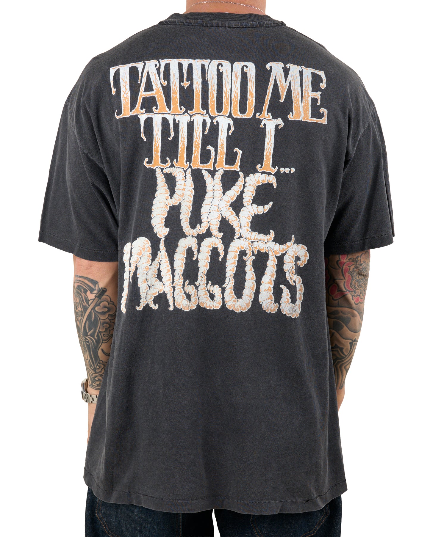 Vintage 90’s Paul Booth Last Rites Tattoo T-Shirt
