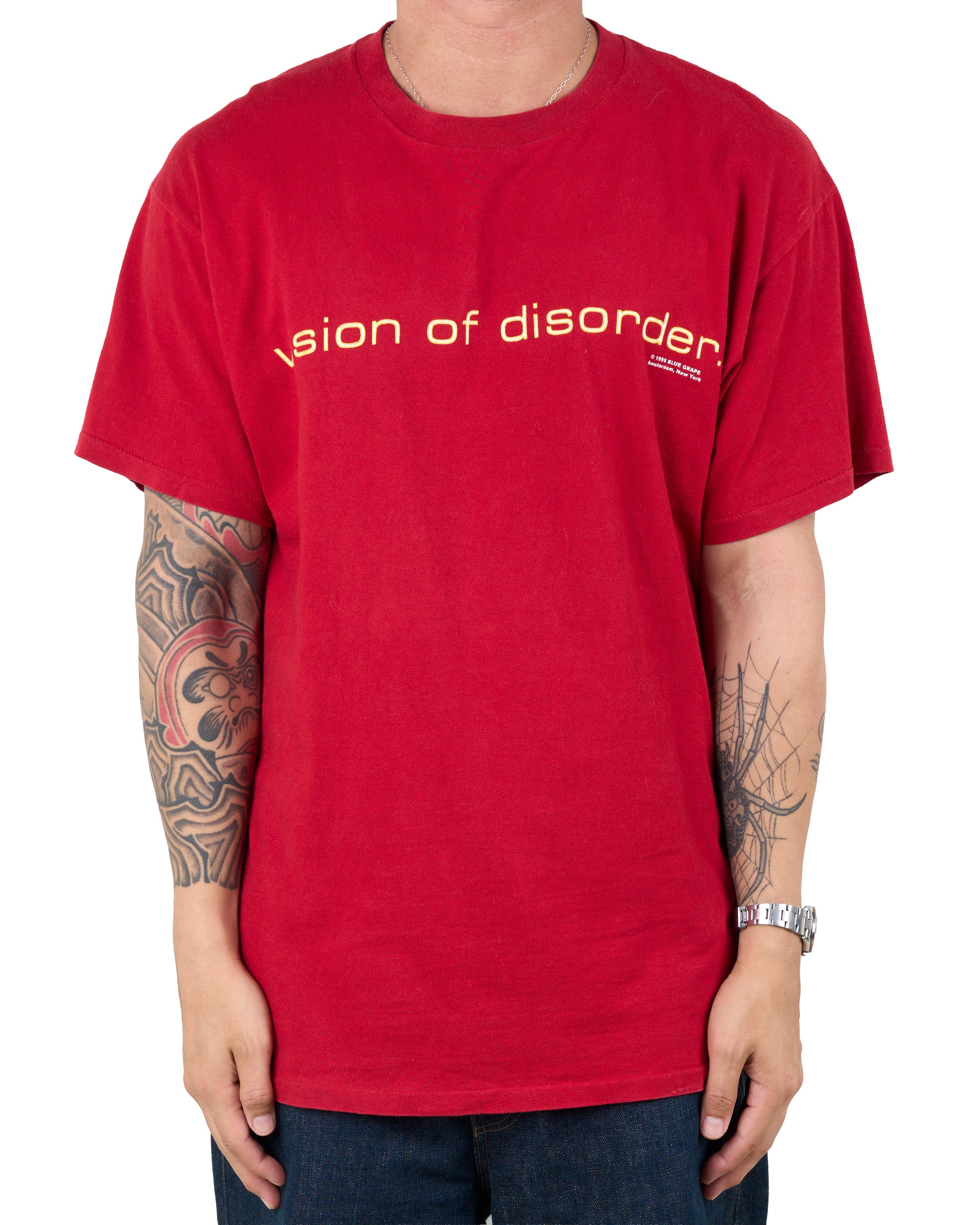 Vintage 1996 Vision Of Disorder Zone Zero T-Shirt – Mills Vintage USA