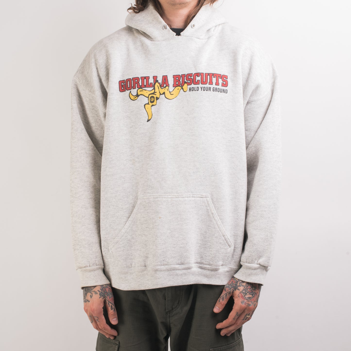 Vintage 90’s Gorilla Biscuits Hold Your Ground Hoodie