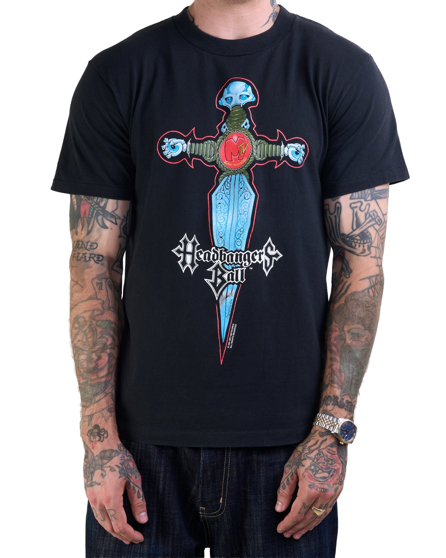 Vintage 1991 Headbangers Ball T-Shirt