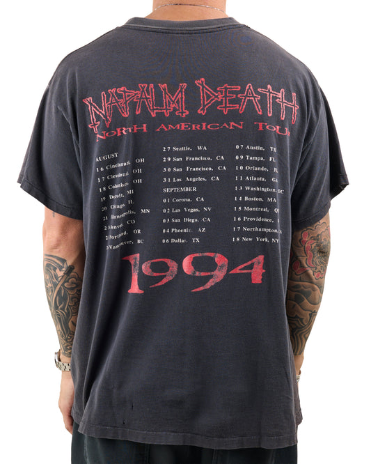 Vintage 1994 Napalm Death Tour T-Shirt