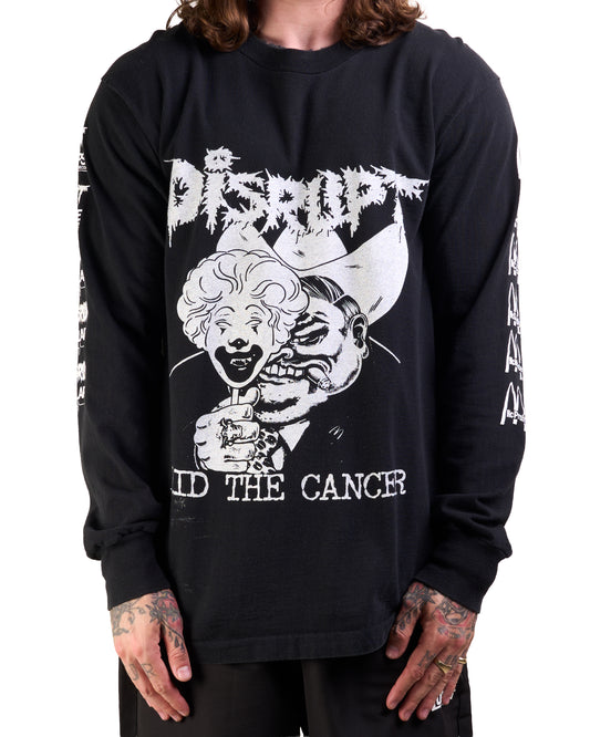 Vintage 90’s Disrupt Rid The Cancer Longsleeve