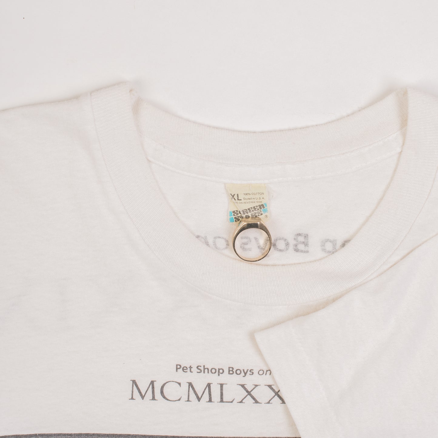 Vintage 1989 Pet Shop Boys Tour T-Shirt