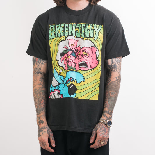 Vintage 1993 Green Jelly Duh Tour T-Shirt