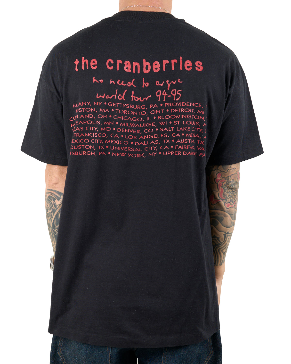 Vintage 1994 The Cranberries No Need To Argue Tour T-Shirt