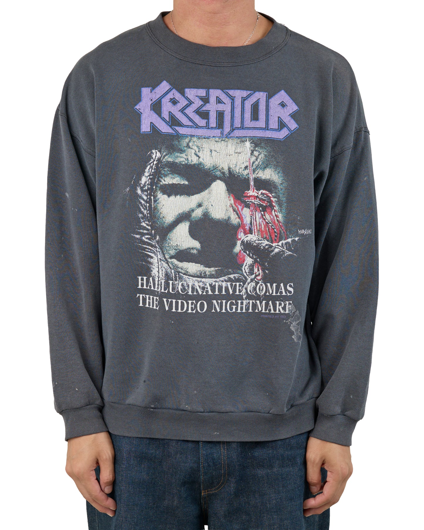 Vintage 1992 Kreator World After The Rain Tour Sweatshirt