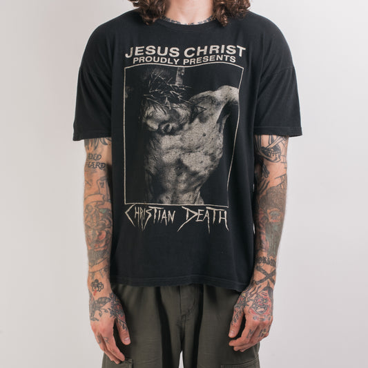 Vintage 80’s Christian Death Jesus Christ Proudly Present T-Shirt