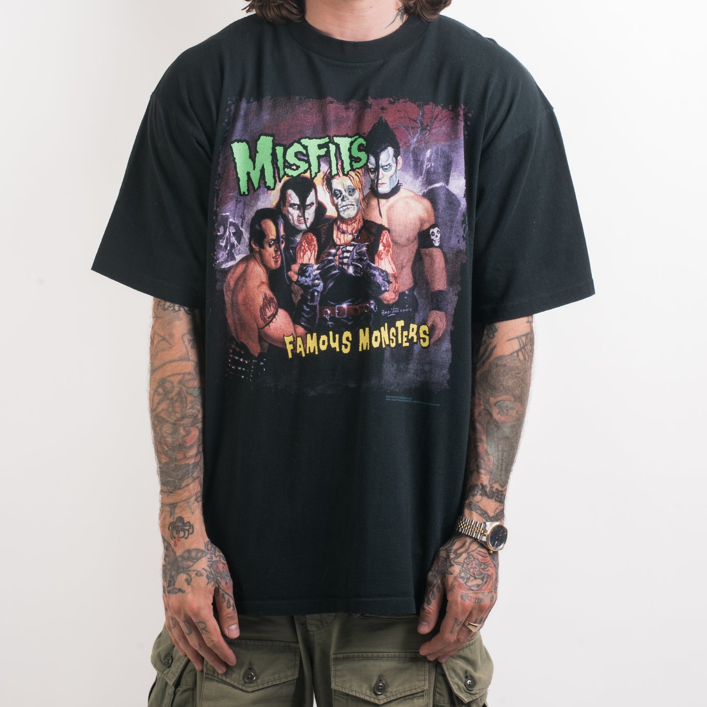 famous monsters misfits Vintage 1999 Misfits Famous Monsters Tour T-Shirt – Mills Vintage USA