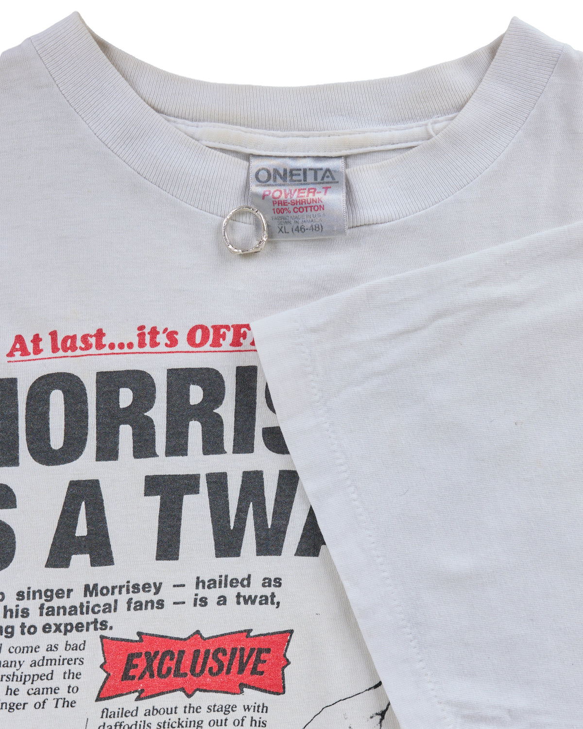Vintage 90’s Morrissey Is A Twat T-Shirt