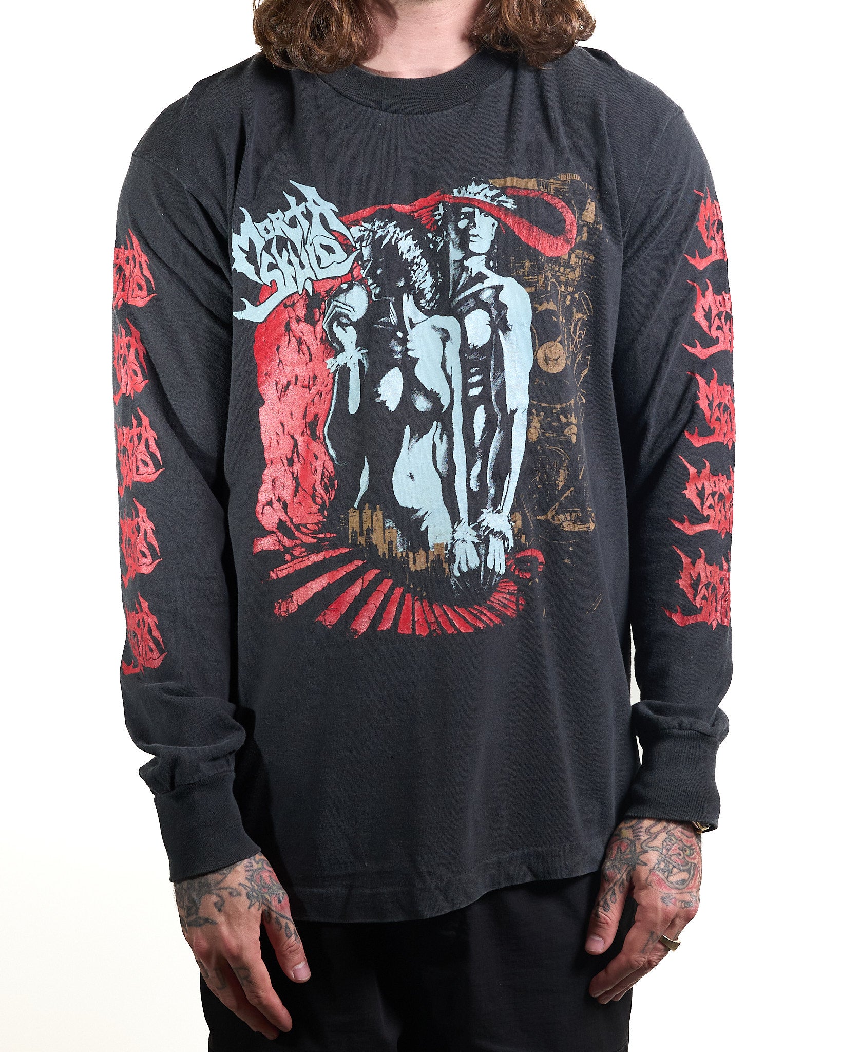 WANIMA - WANIMA　ＥＶＢＤ ＬＯＮＧ　ＳＬＥＥＶＥ　ロンＴ Classic Long-Sleeve T-Shirt - White | October's Very Own