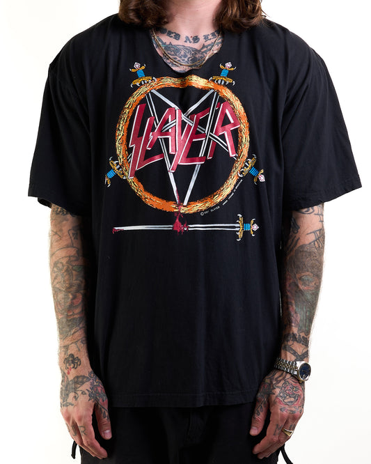 Vintage 90’s Slayer Hell Awaits T-Shirt