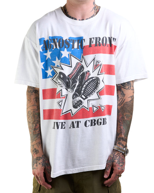 Vintage 90’s Agnostic Front Live At CBGB T-Shirt