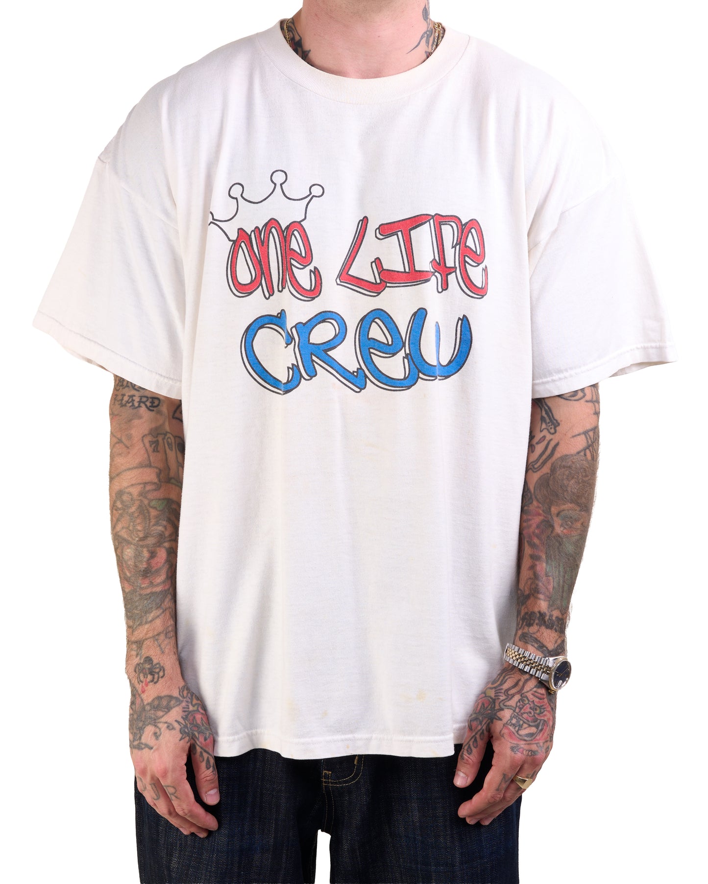 Vintage One Life Crew T-Shirt
