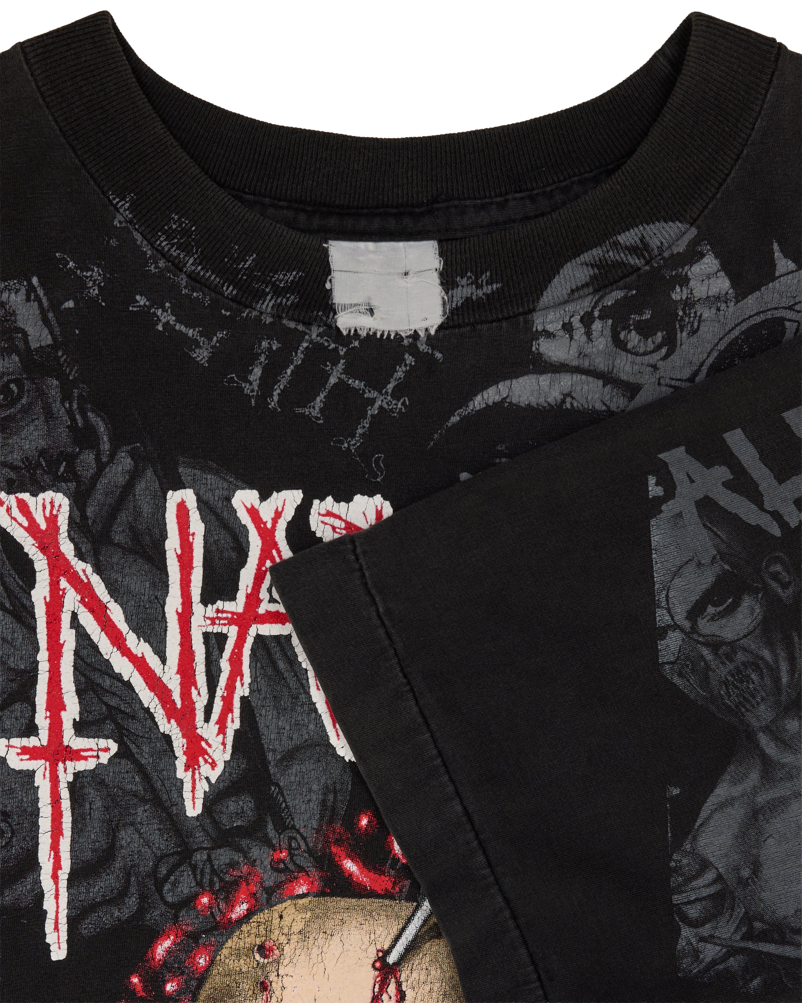 Vintage 1994 Napalm Death All Over Print Tour T-Shirt – Mills