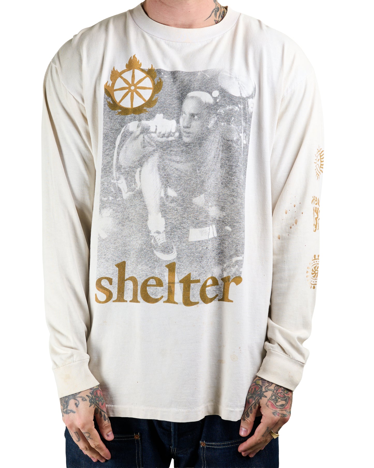 Vintage 90’s Shelter Text 22 Longsleeve