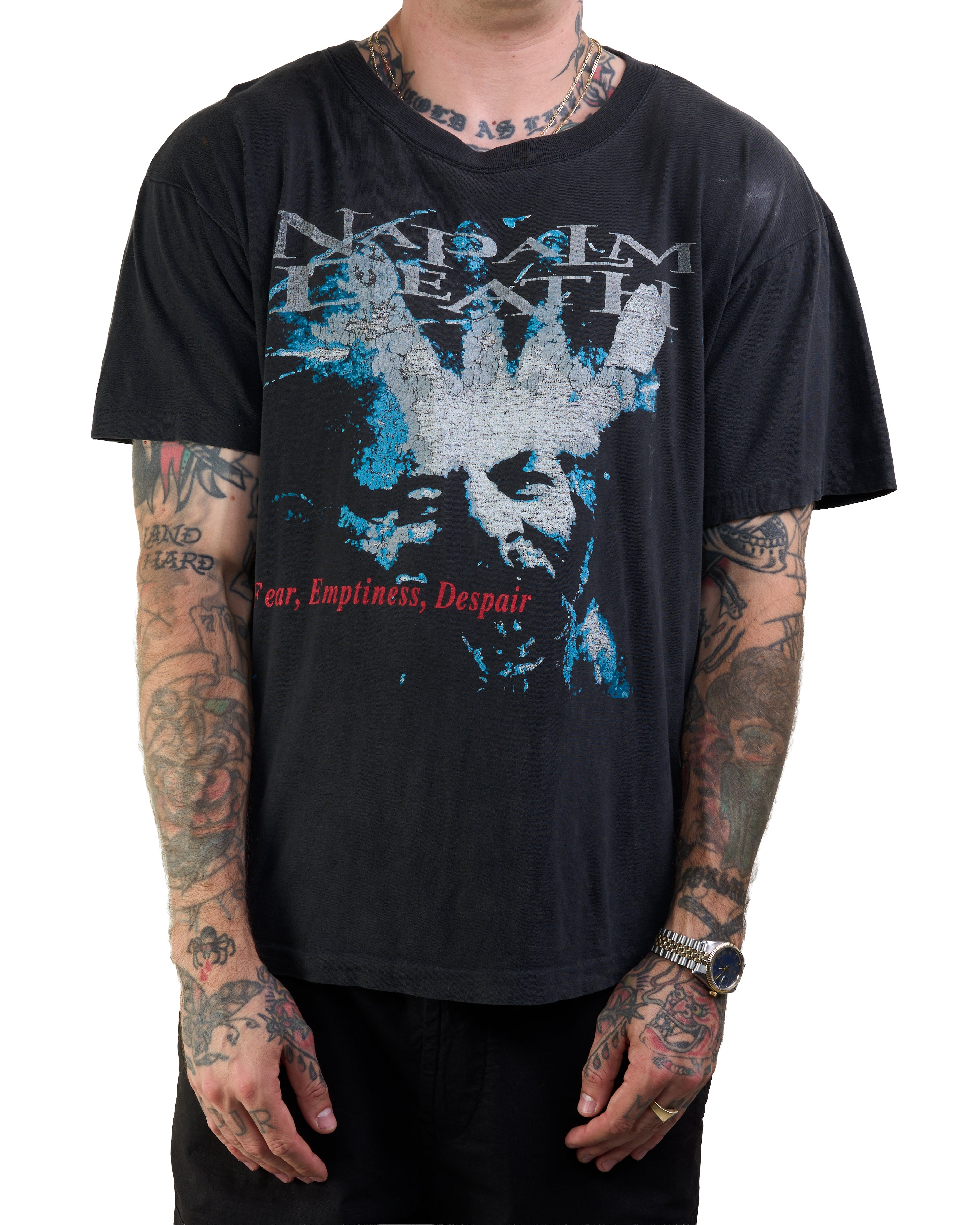 90s Napalm×Death Plague Rages Tシャツ　USA製 90s Napalm×Death Plague Rages Tシャツ USA製 自社通販サイト