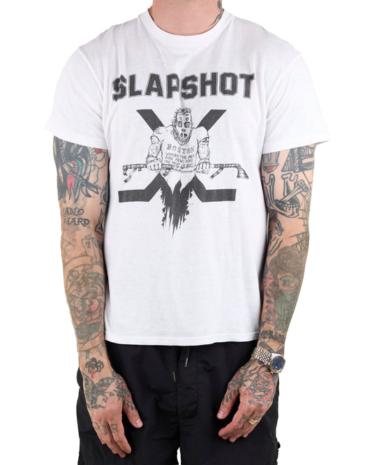 Vintage 1989 Slapshot Witness The Hate T-Shirt