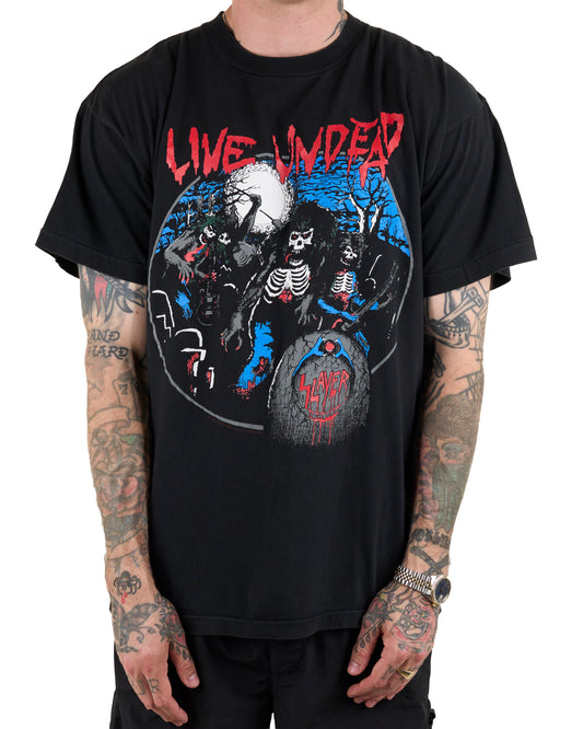 Vintage 1991 Slayer Live Undead T-Shirt