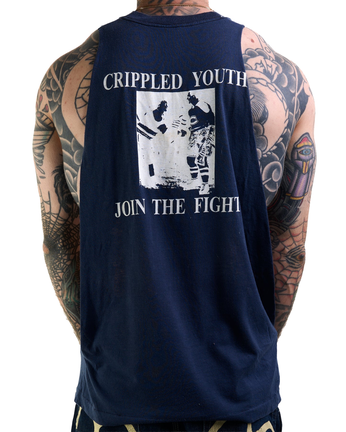 Vintage 80’s Crippled Youth Join The Fight T-Shirt
