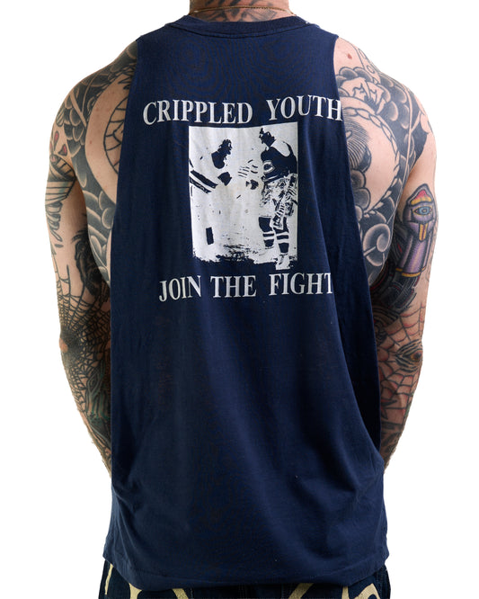 Vintage 80’s Crippled Youth Join The Fight T-Shirt