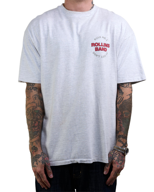 Vintage 1994 Rollins Band Rule No. 1 Don’t Lose It T-Shirt