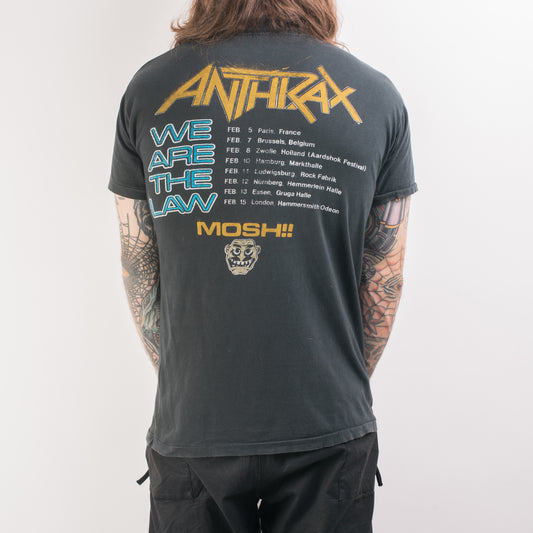 Vintage 80’s Anthrax We’re The Law Tour T-Shirt